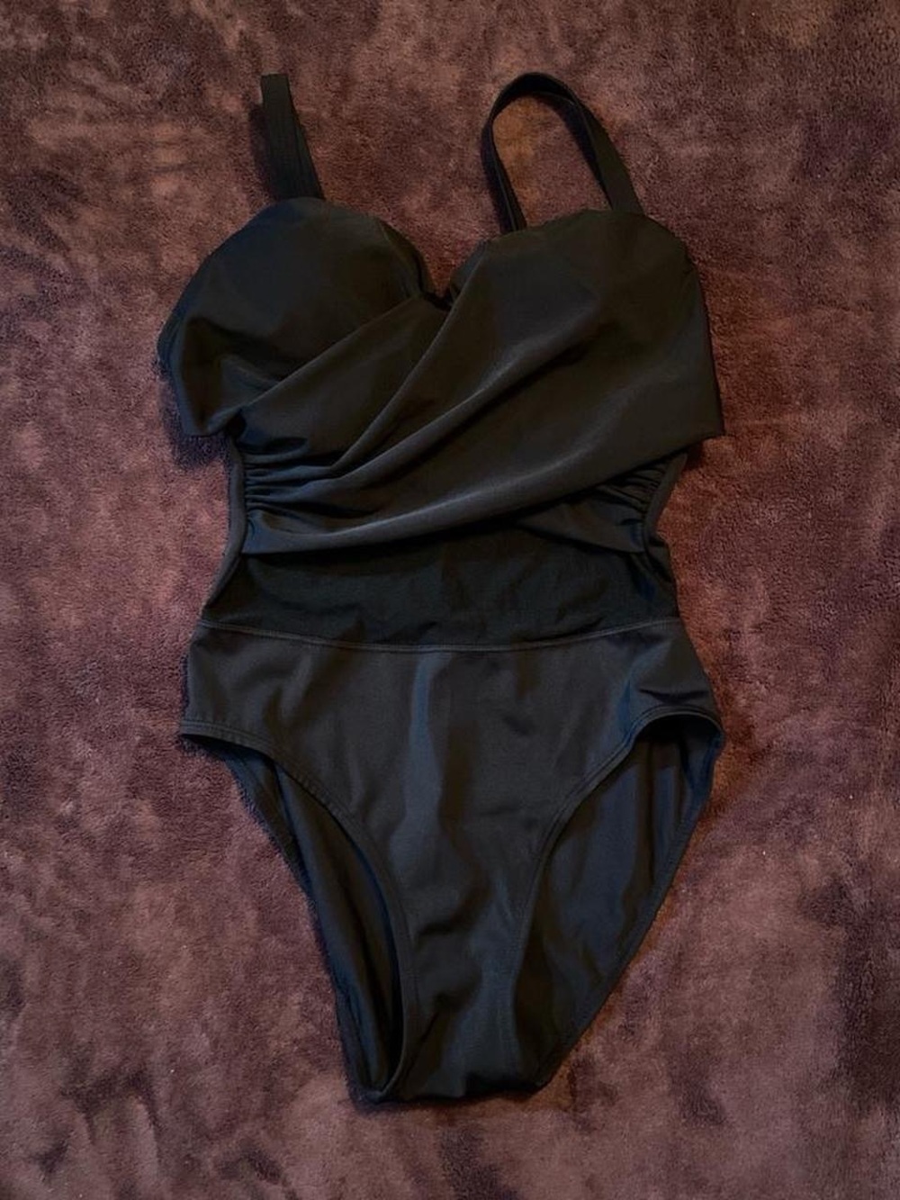 Classic Black One-Piece Swimsuit